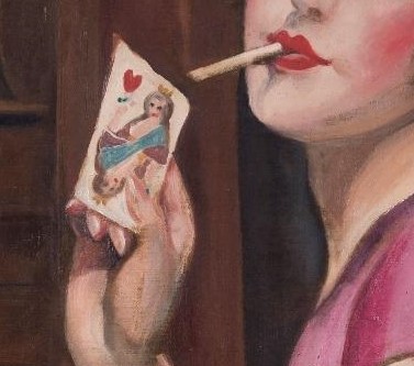 Gerda Wegener, Queen of Hearts (Lili), 1928